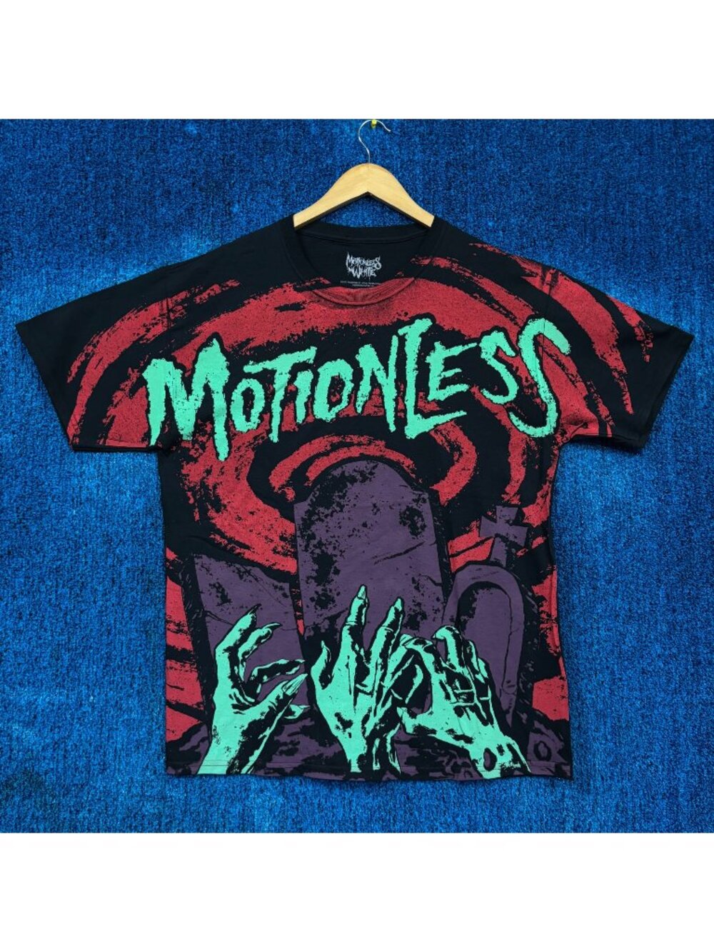Motionless in White Graveyard Shift Industrial Metal Tee L